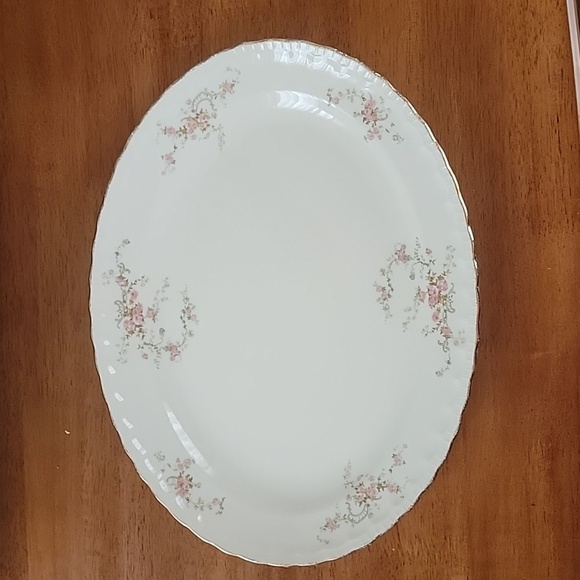 Vintage Pope Gosser 15" Oval Platter - Picture 1 of 4